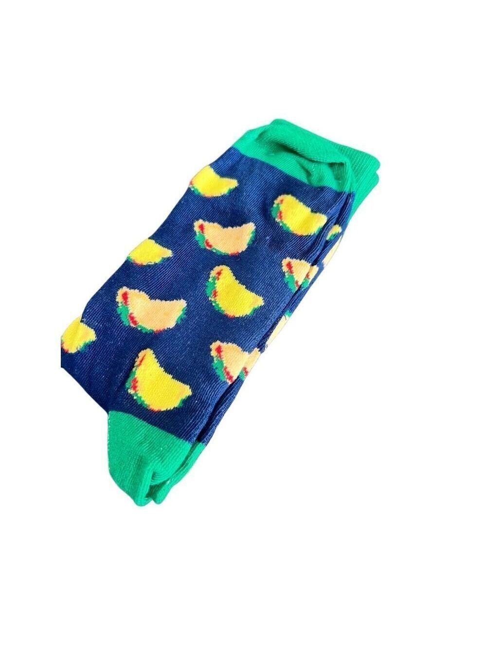 Taco Printed Socks New Men Novelty Dad Gift Size 6-12